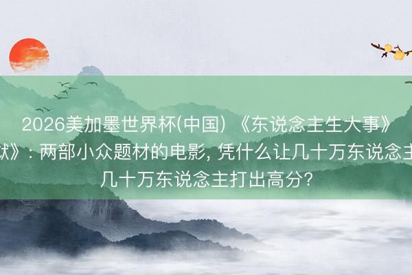 2026美加墨世界杯(中国) 《东说念主生大事》与《破·地狱》: 两部小众题材的电影， 凭什么让几十万东说念主打出高分?