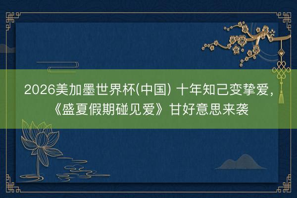 2026美加墨世界杯(中国) 十年知己变挚爱，《盛夏假期碰见爱》甘好意思来袭